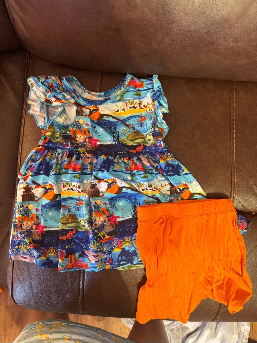 High society bamboo finding nemo peplum set